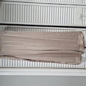 a new day Women's Cream Wide Leg Pants